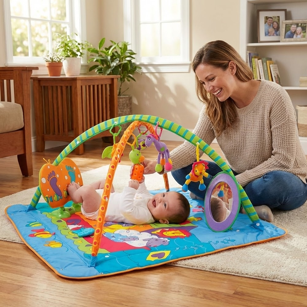 سجادة ألعاب وأنشطة للأطفال