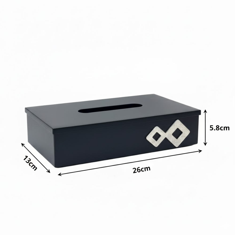 علبة مناديل معدن فاخرة