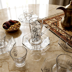 طقم استكانة وفنجان 18قطعة