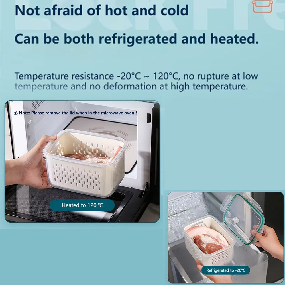 حافظة تخزين سلة تصريف محكمة الغلق