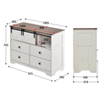 خزانة تخزين أنيقة بتصميم عصري