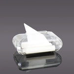 علبة مناديل كريستال كلير