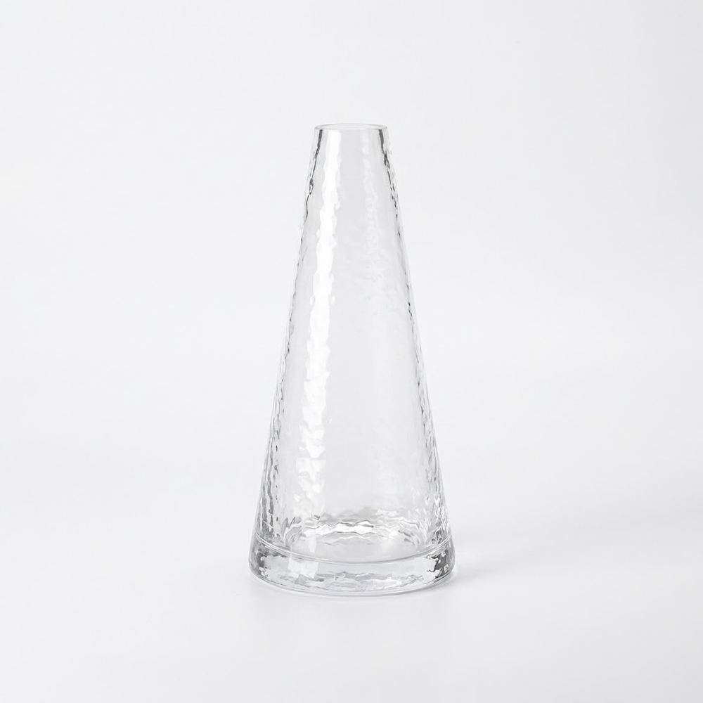 مزهرية زهور زجاجية