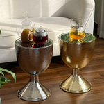 دوة و شواية معدنية على شكل كأس