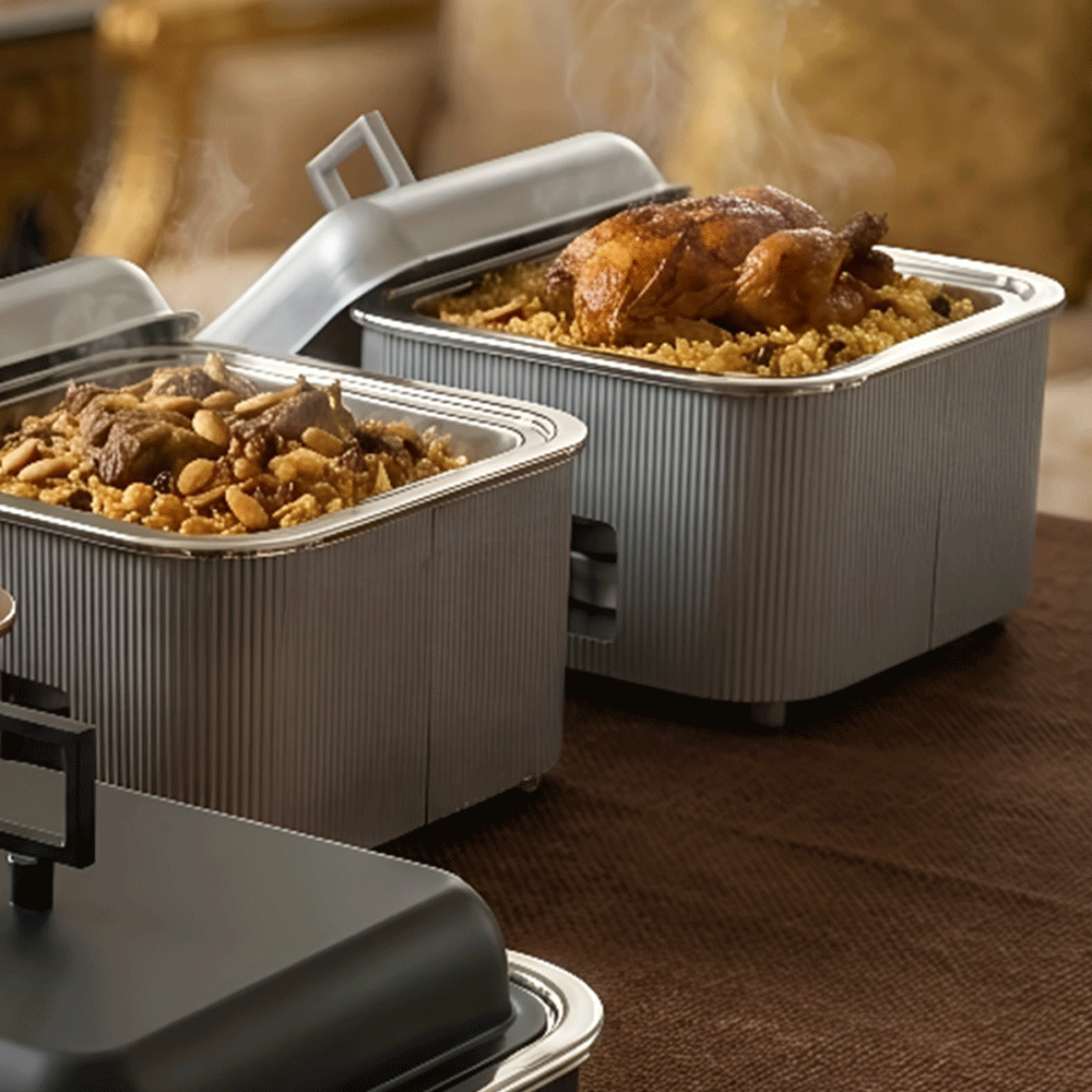 سخان طعام مربع ( 3لتر )