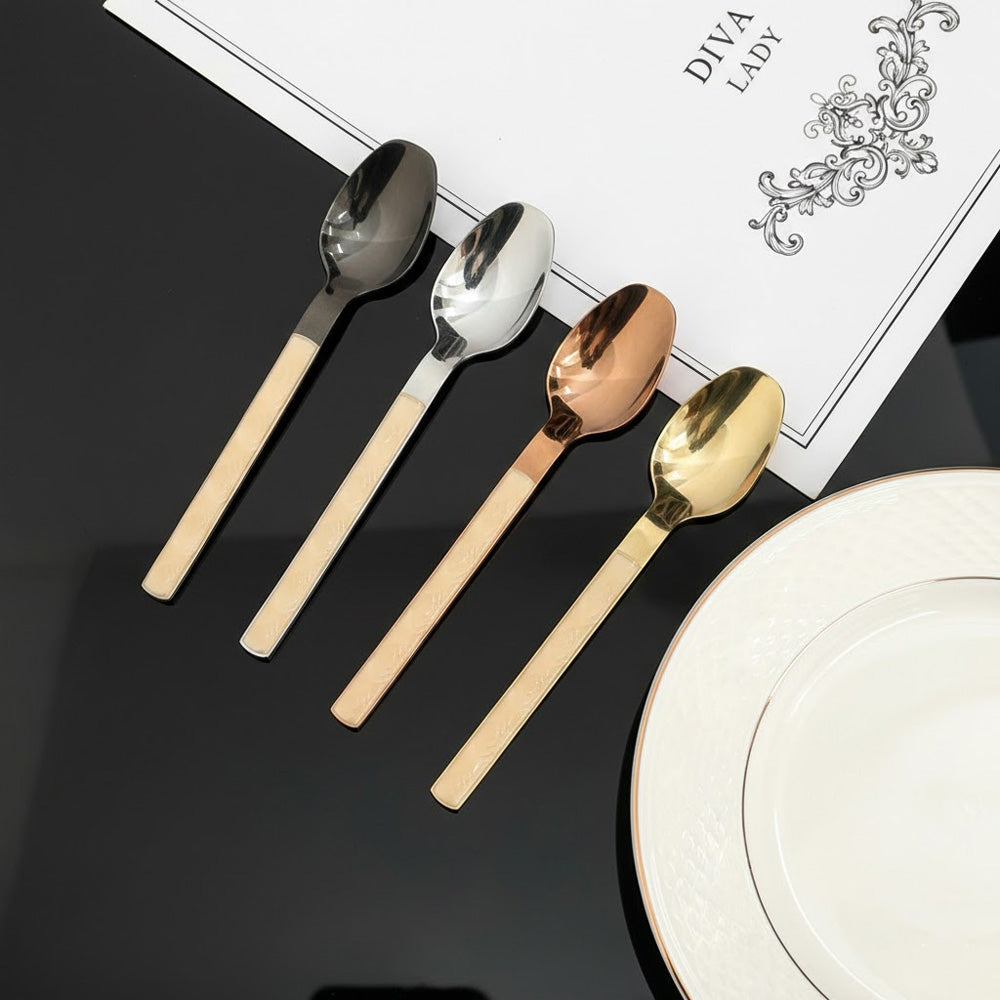 طقم 4 قطع ملعقة شاي