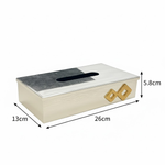 علبة مناديل معدن فاخرة