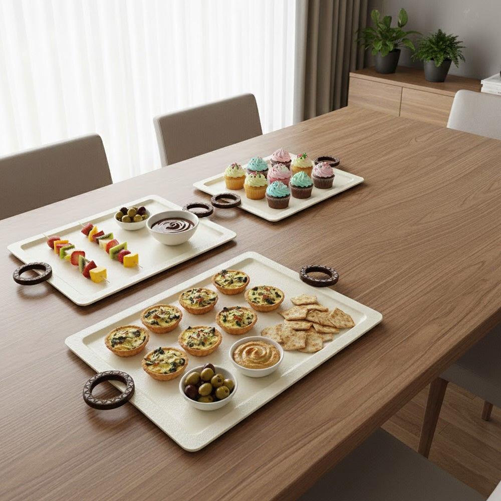 صواني معدنية 3 قطع