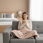 بطانية قطيفة ناعمة فاخرة وردي