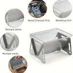 شواية فحم محمولة صغيرة