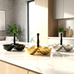 وعاء تقديم ثلاثي