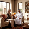 طقم كؤوس زجاج شفاف