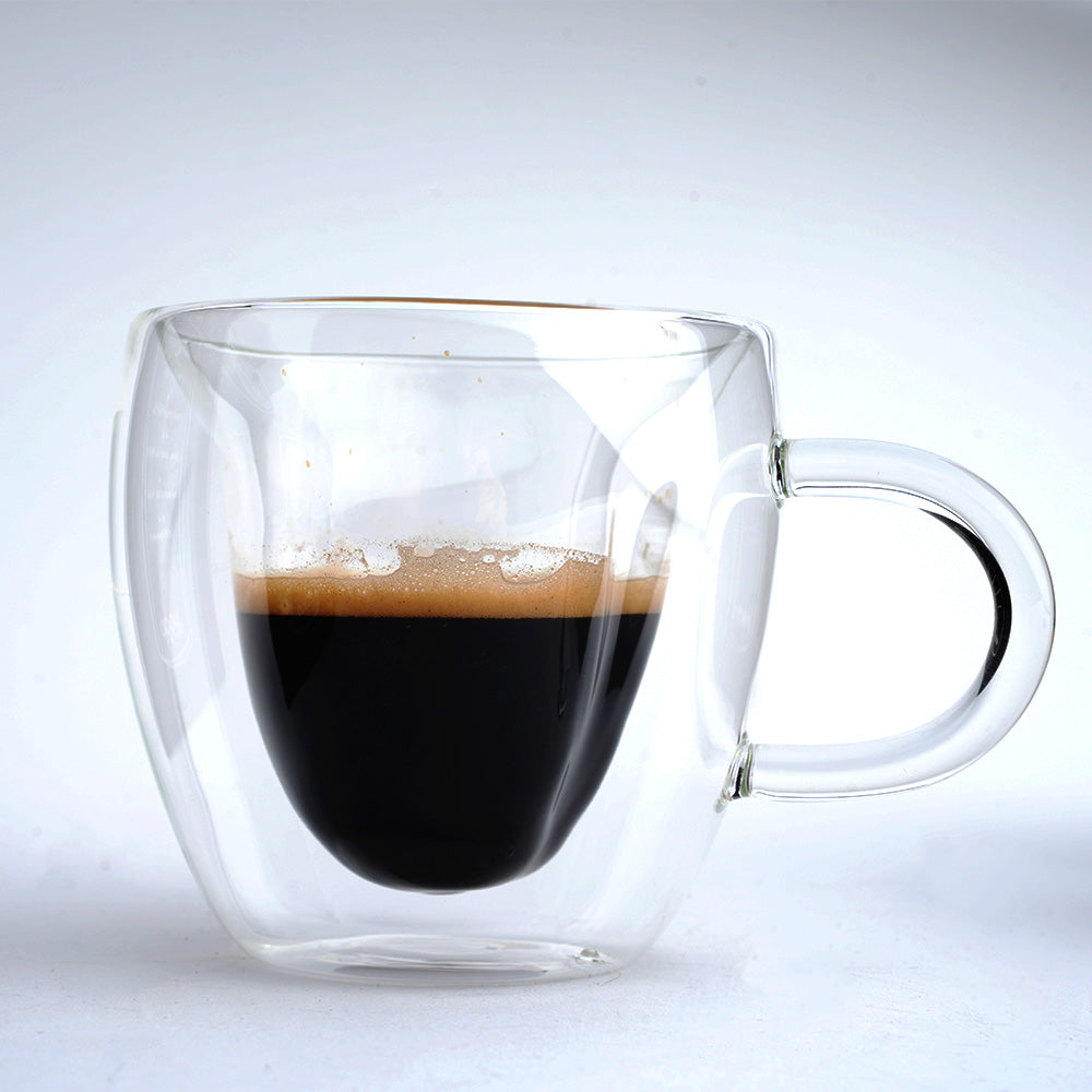كوب زجاج دبل