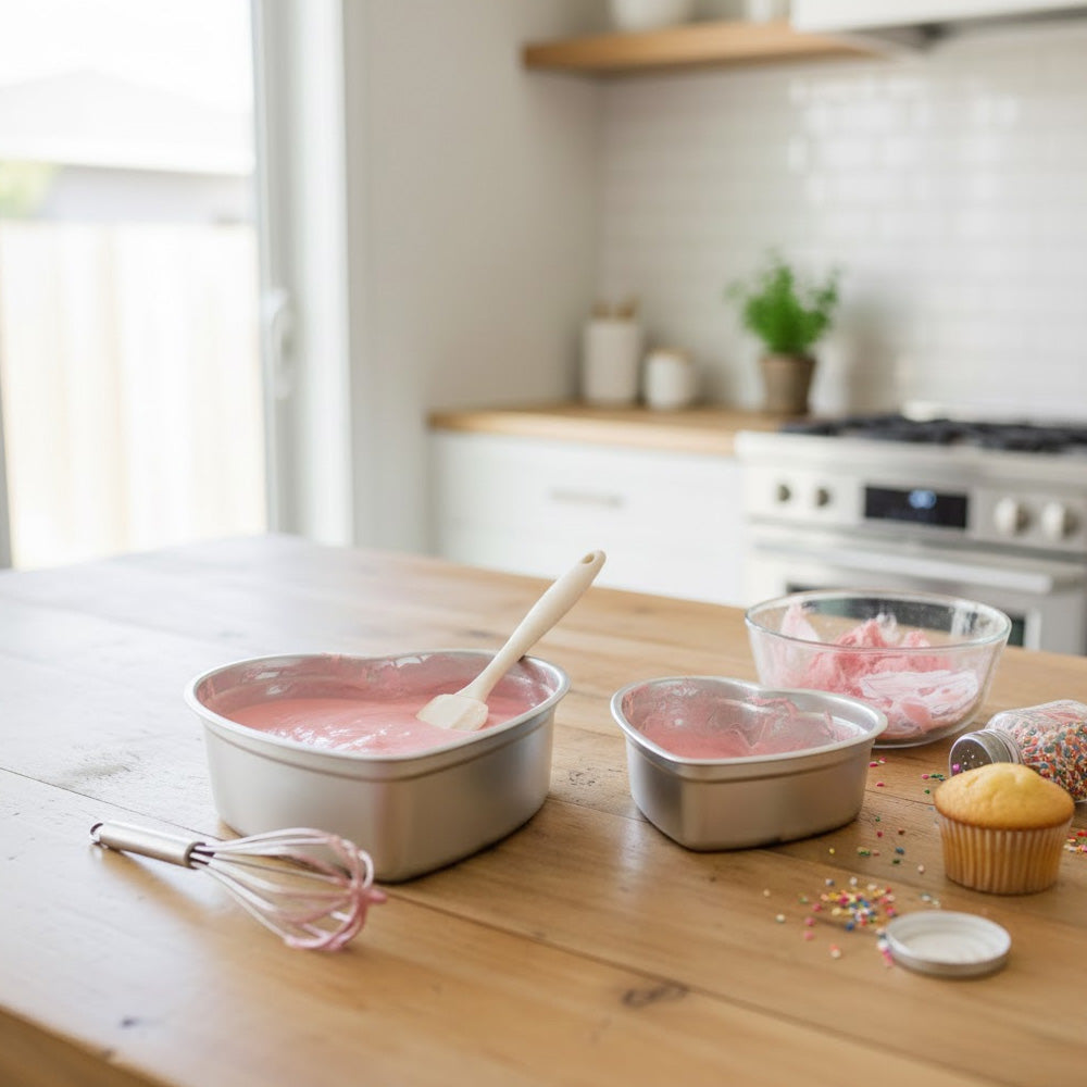 قالب كيك على شكل قلب