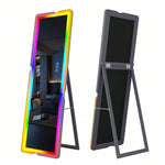 مرآة مع ضوء LED