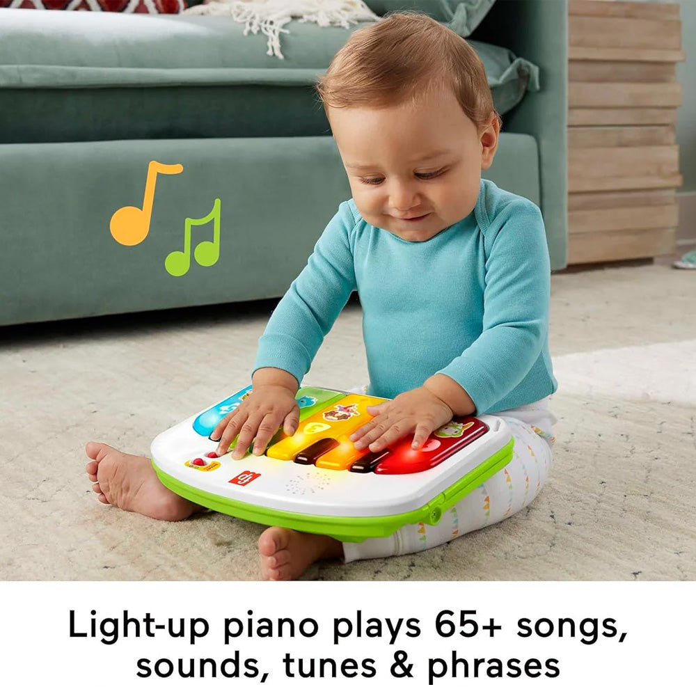 مقعد أطفال قابل للطي مع مركز أنشطة البيانو