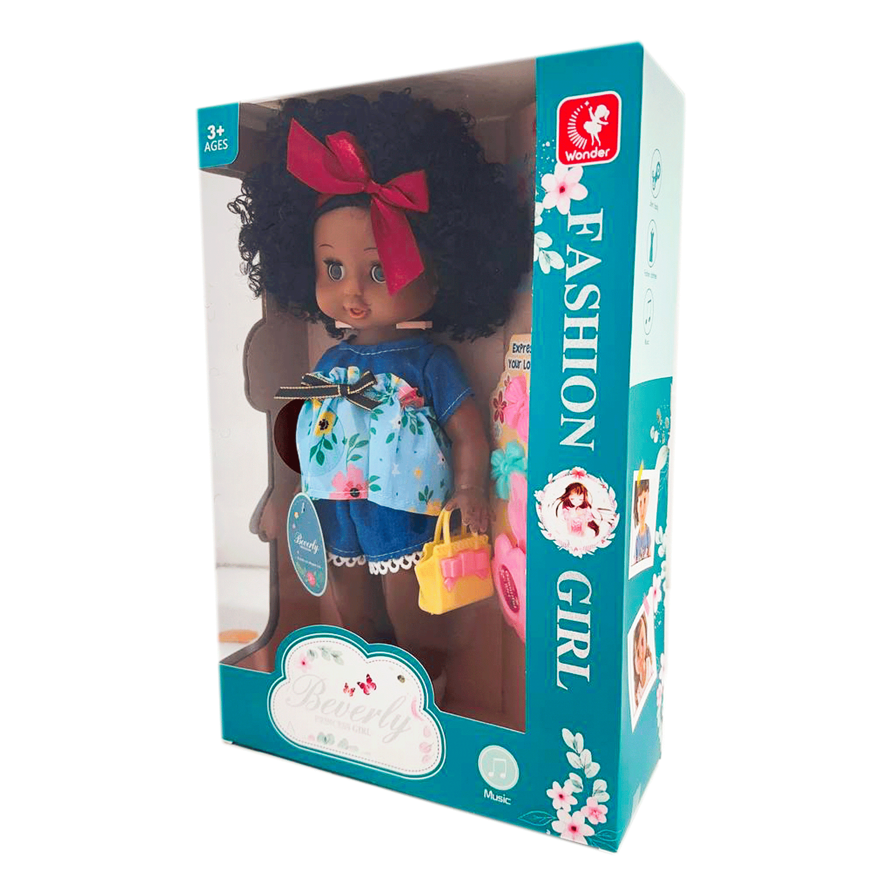 بيفرلي فتاة الموضة مع موسيقي