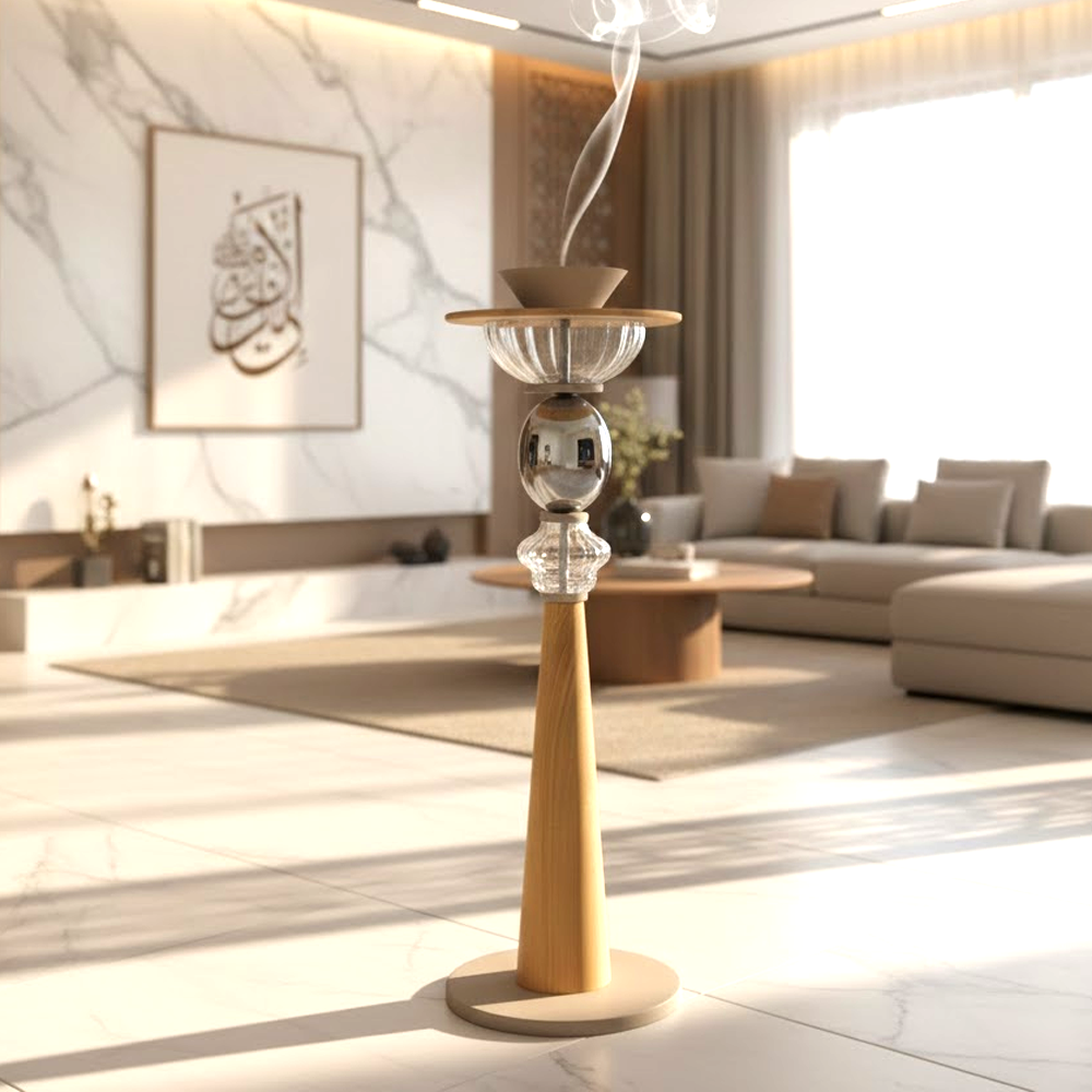 مبخرة أرضية بقاعدة ثابتة