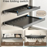 رف مناشف الحمام  القابل للطي