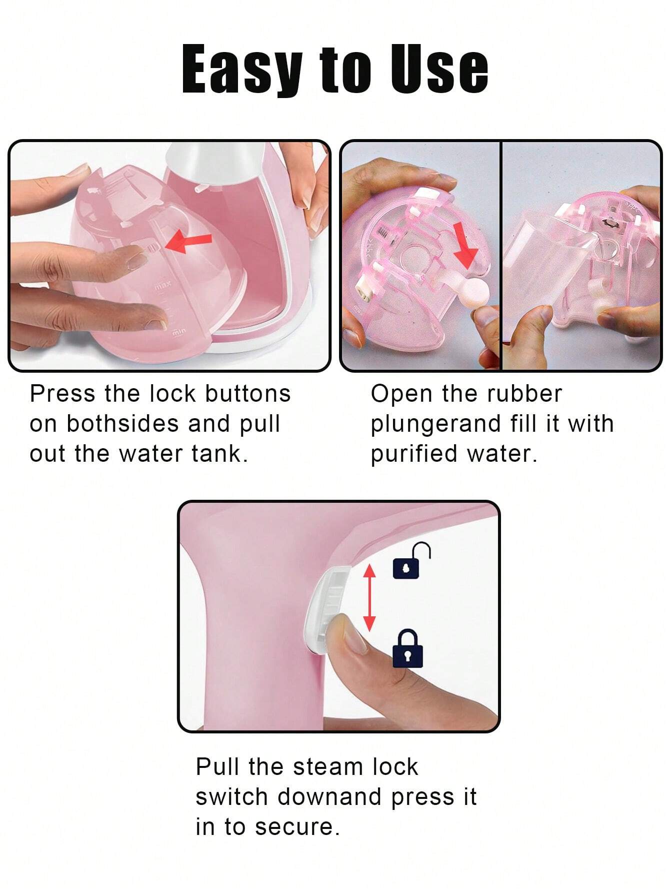 مكواة بخار يدوية كهربائية DUVEL