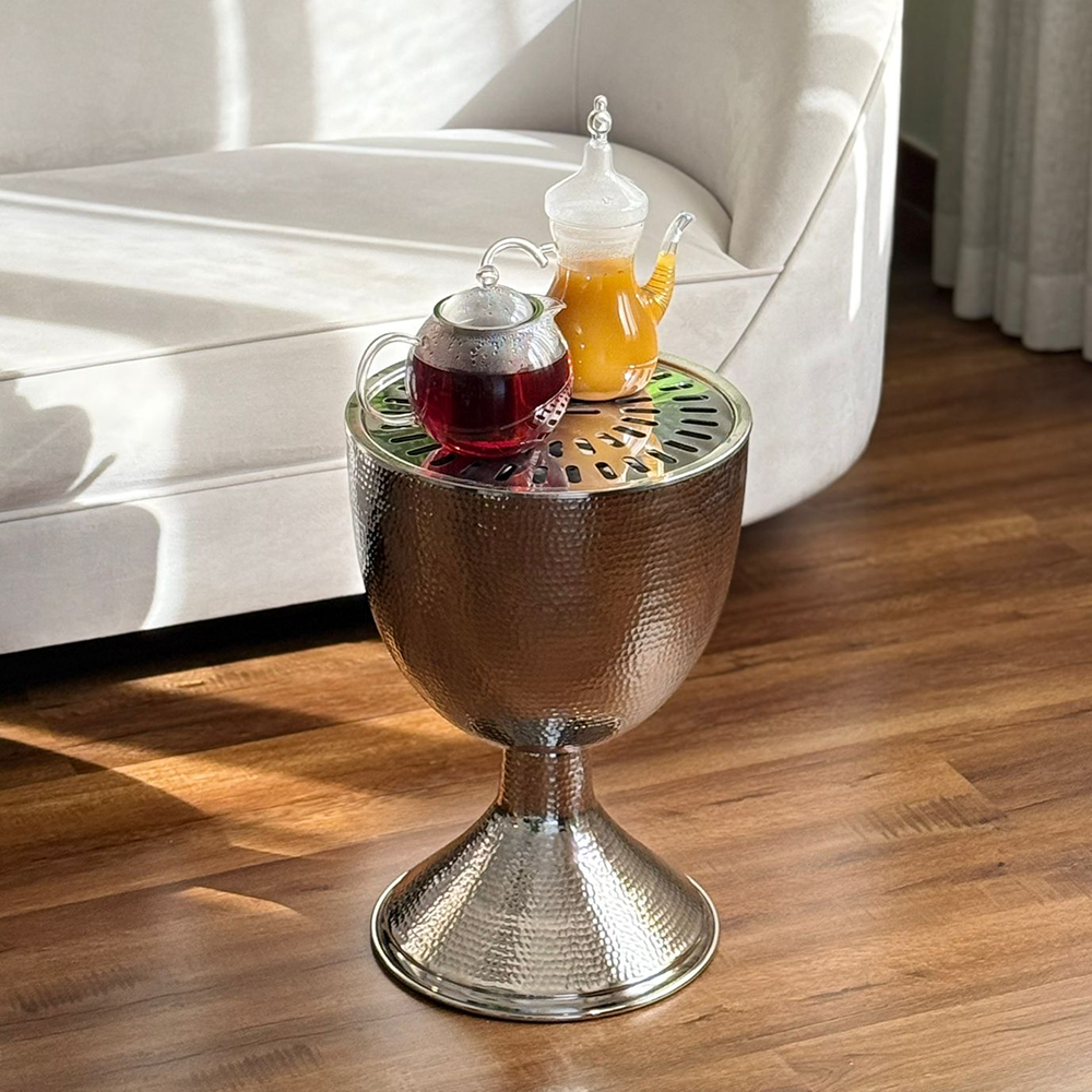 دوة و شواية معدنية على شكل كأس