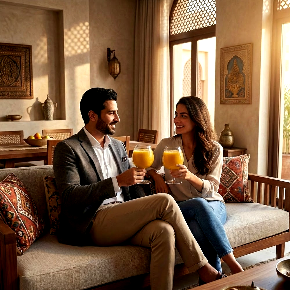 طقم كؤوس زجاج شفاف