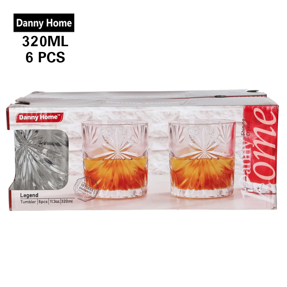 مجموعة أكواب الأسطورة 6 قطع 320 مل