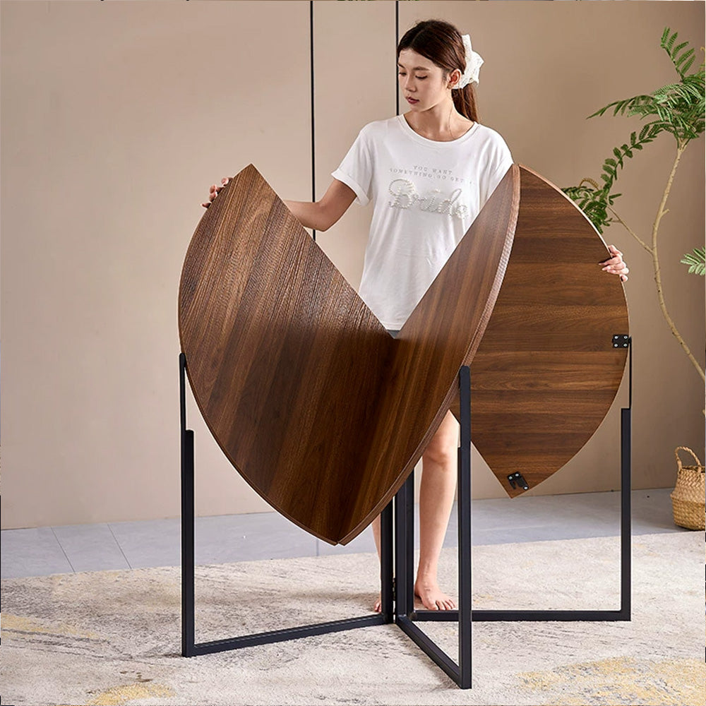 طاولة مستديرة قابلة للطي