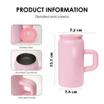 كوب حراري ستانلس بيد مع غطاء