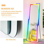 مرآة مع ضوء LED