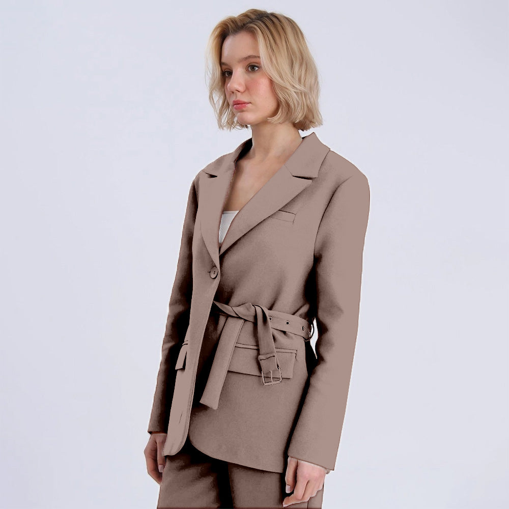 جاكيت نسائي بحزام