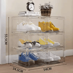 صناديق أحذية شفافة مقاومة للغبار