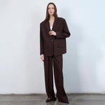 جاكيت نسائي بياقة ٧