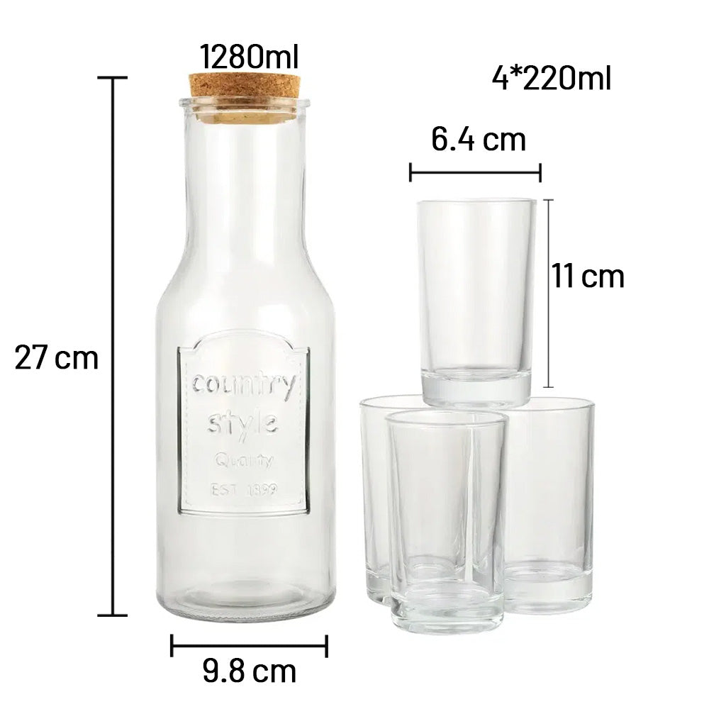 طقم دولكة مع جلاسات عصير