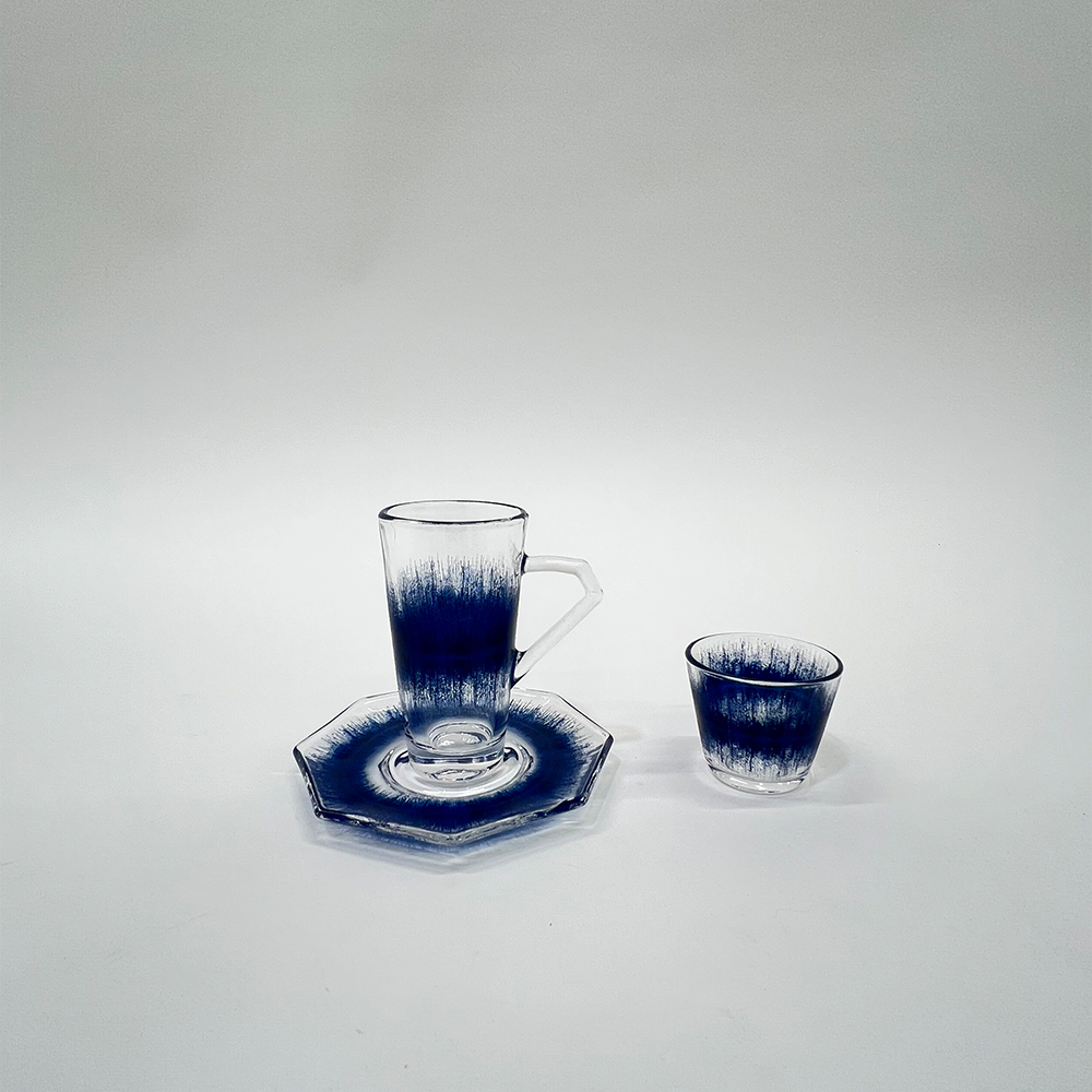 طقم استكانة وفنجان 18قطعة