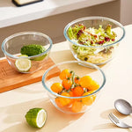 مجموعة أوعية زجاجية