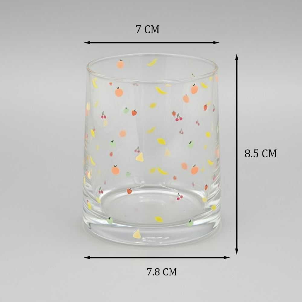 طقم أكواب زجاجية فاخرة – 4 قطع (260 مل)