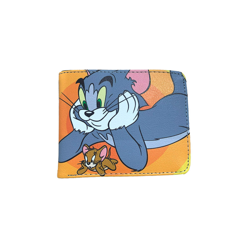 محفظة جلد PU بطبعات توم وجيري 3