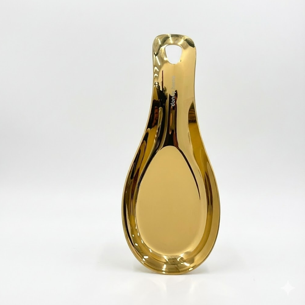 حامل ملعقة ذهبي