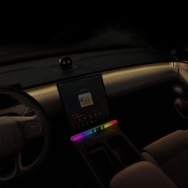 ضوء إيقاعي لاسلكي للتحكم بالصوت RGB،