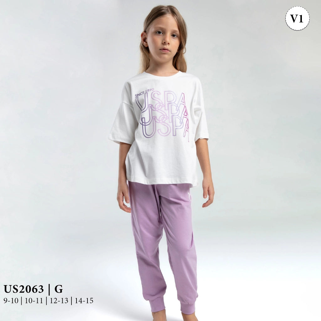 طقم بناتى بنطال طويل