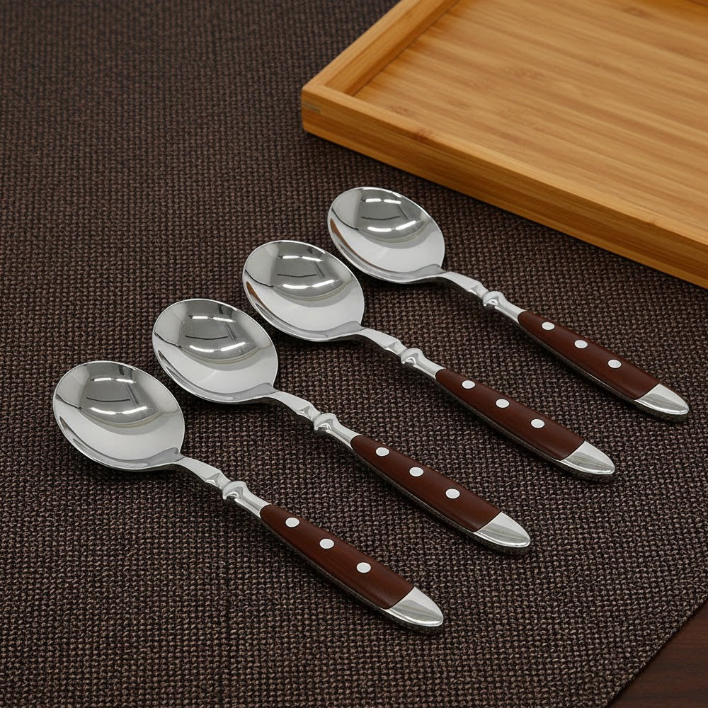 طقم 4 قطع ملعقة شوربة