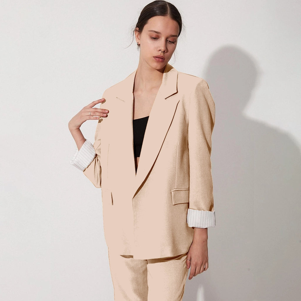 جاكيت نسائي بكفة كم