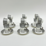 طقم استكانة وفنجان 18قطعة