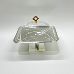 طبق تقديم كيك بغطاء كبير