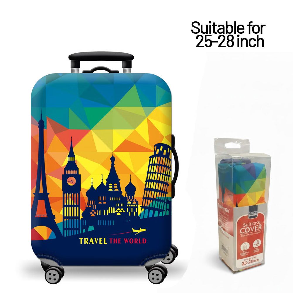 غطاء حقيبة سفر قابل للتمدد - المقاس: من 25 إلى 28 بوصة