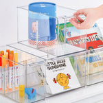 صندوق تخزين شفاف فواصل