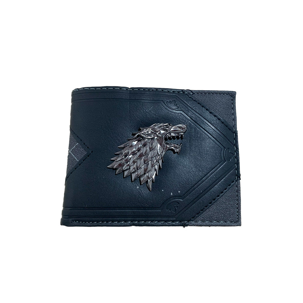 محفظة من جلد البولي يوريثان بشعار Game of Throne ثلاثي الأبعاد46