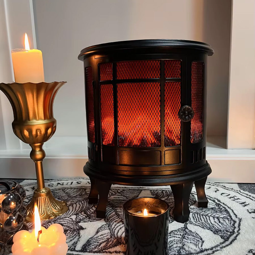 ديكور إضاءة مدفأة الحطب