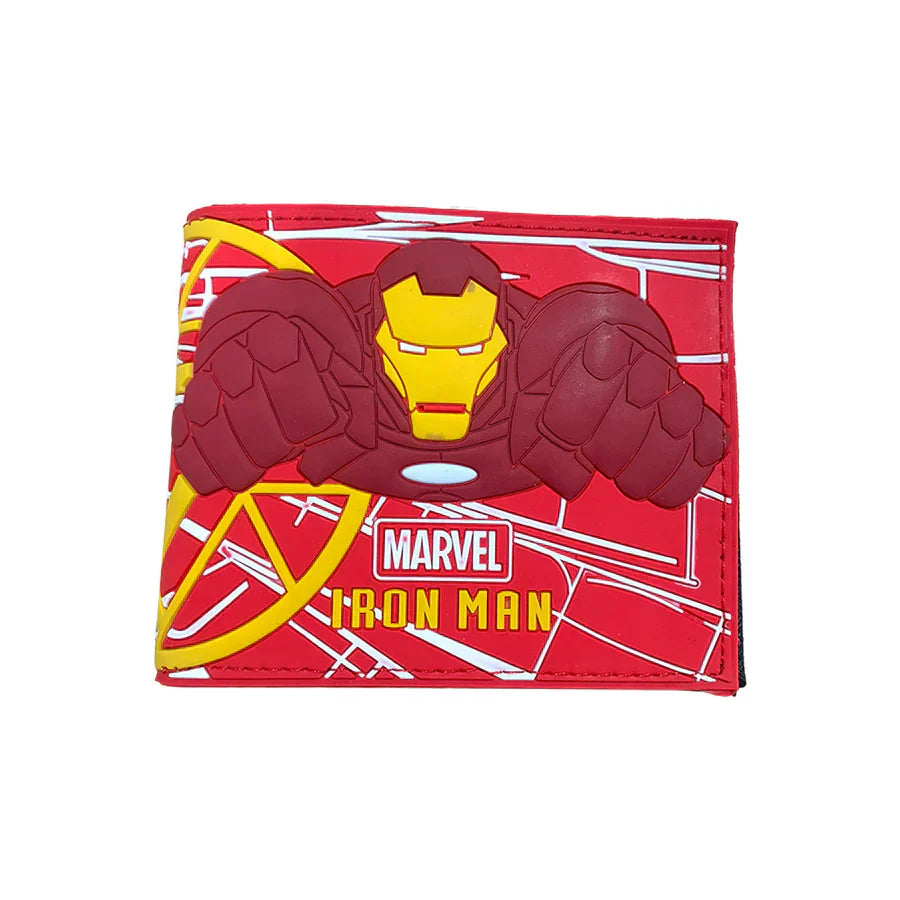 محفظة من جلد البولي يوريثان بطبعات آيرون مان44